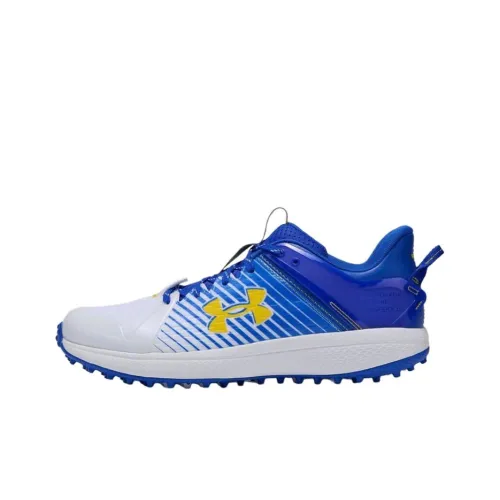 Under Armour Yard Slip-resistant Abrasion-resistant Low-top Training Shoes Men's Blue White Подпись Under Armour Yard Slip-resistant Abrasion-resistant Низкий топ Тренировочные кроссовки Мужские Синий Белый