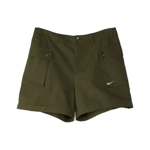 Nike Зеленые Мужские Карго Шорты