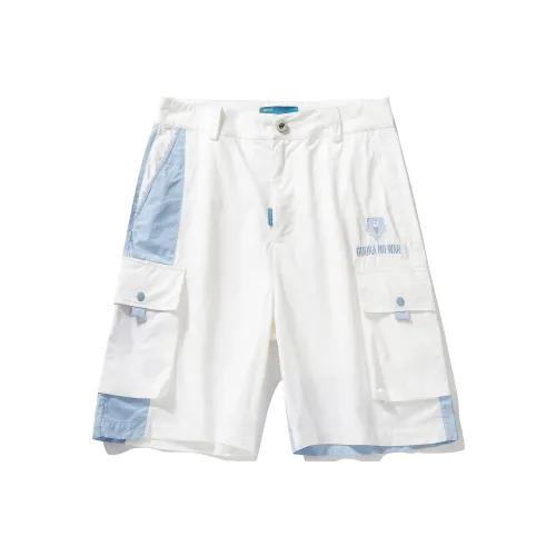 Guuka Белый Мужской Карго Шорты