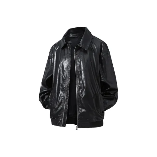 42SPACESHIP Кожа Куртка Унисекс