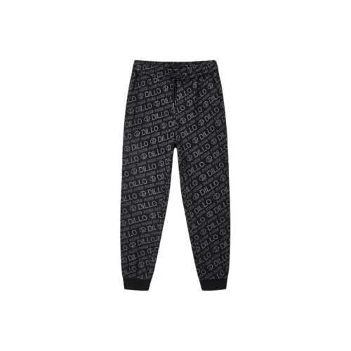 DILLO Повседневные брюки Мужские Черный Серый