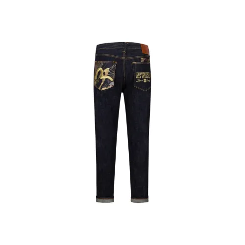 EVISU Джинсовый Синий Мужские Джинсы