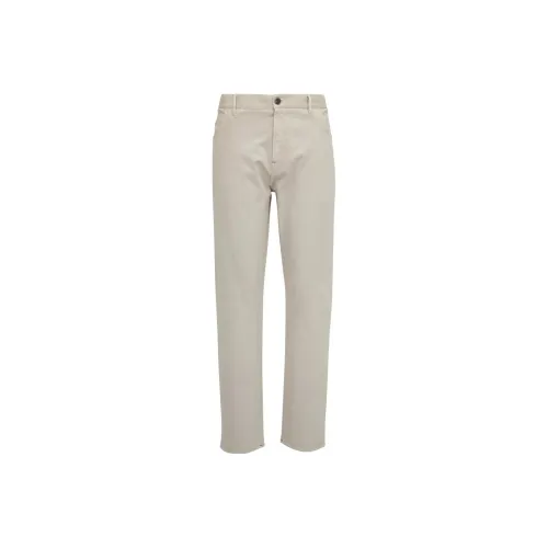 Isaia Khaki Мужские Повседневные Брюки
