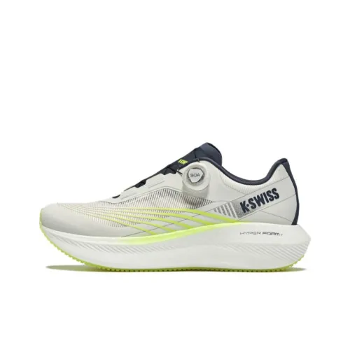 K·SWISS Беговые кроссовки Low Топ 301 Wimbledon Белый/Яркий Лаймово-зеленый/Темный индиго Мужской