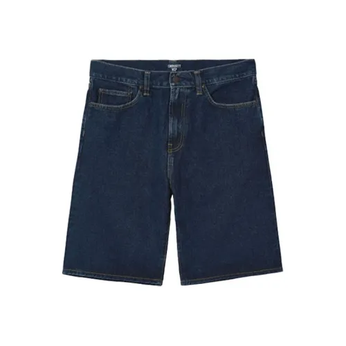 Carhartt WIP Collaboration Синие Унисекс Джинсовые шорты