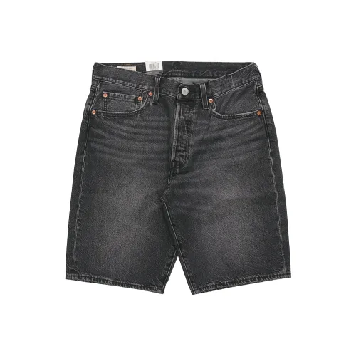 Levis Черные Серые Джинсовые Шорты для Мужчин