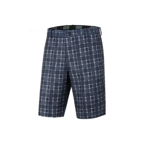 nike Повседневные шорты Мужские Синие Клетка