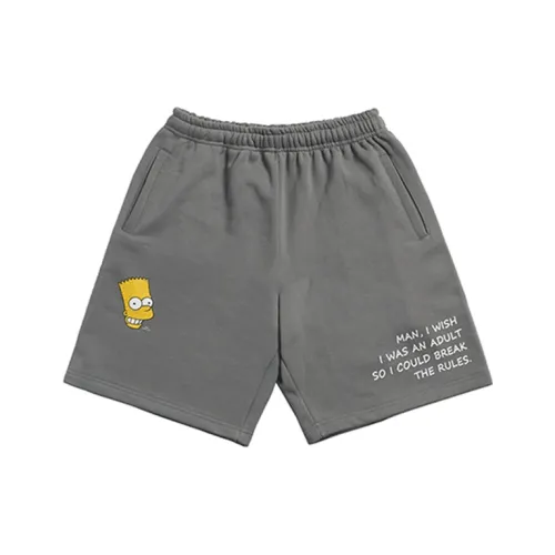 Acme De La Vie ADLV x SIMPSONS Bart Облегающие Шорты Мужские Серые