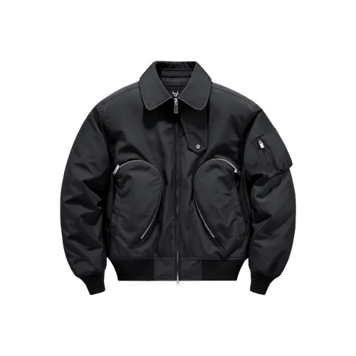 VIP Черный Мужской Пуховик