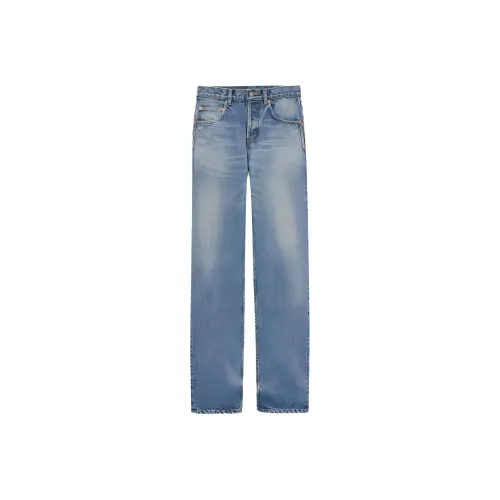 SAINT LAURENT Blue Men's Jeans SAINT LAURENT Синий Мужские Джинсы