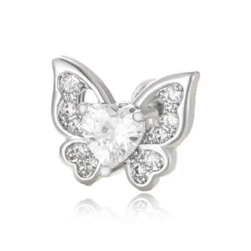 KwOnline Титановые и стальные серьги-гвоздики для женщин