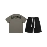 Комплект одежды (Тауповый топ + Черные штаны)