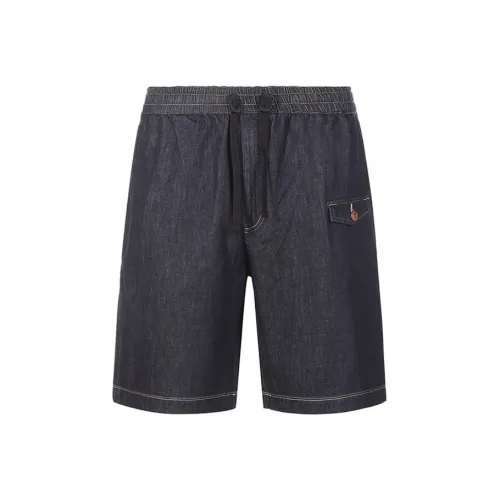 ARMANI EXCHANGE Темно-синие джинсовые мужские шорты из денима