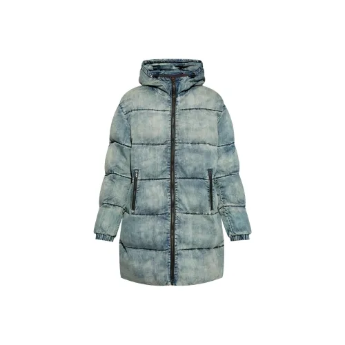 DIESEL FW24 Хлопковый пуховик Мужской Синий