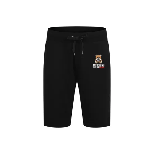 MOSCHINO Черные Мужские Повседневные Шорты
