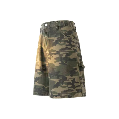 PAEFA Повседневные шорты унисекс камуфляж