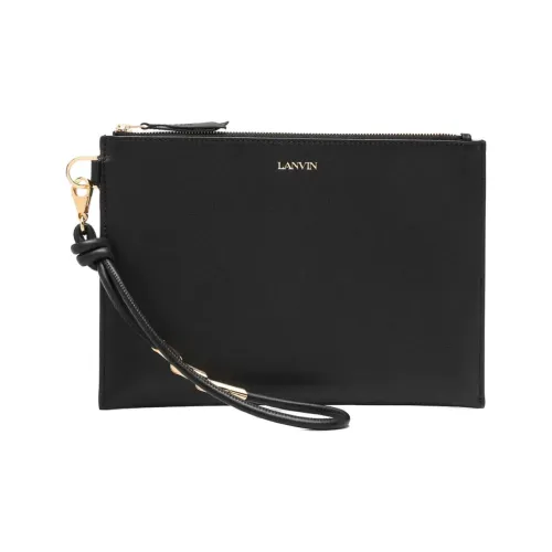 Lanvin Телячья кожа Клатч Женский Черный