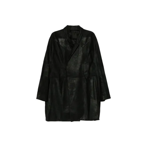 Rick Owens RO Leather Jacket Men's Black
