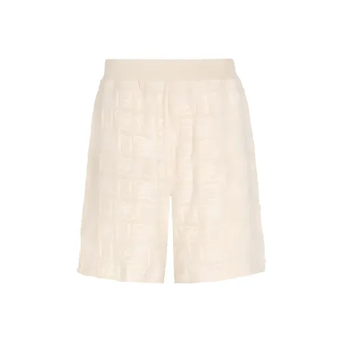 FENDI SS22 Повседневные шорты Мужские Белые