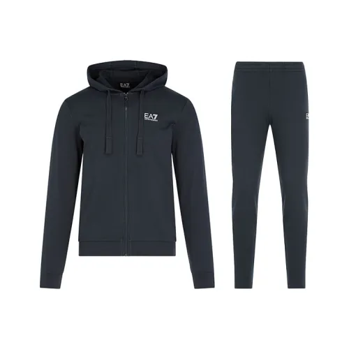 EMPORIO ARMANI EA7 Повседневная Спортивная Одежда Мужская Морской Синий