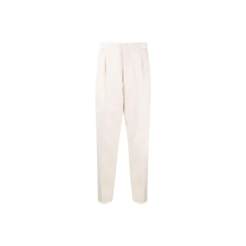Ermenegildo Zegna Белые Мужские Повседневные Штаны