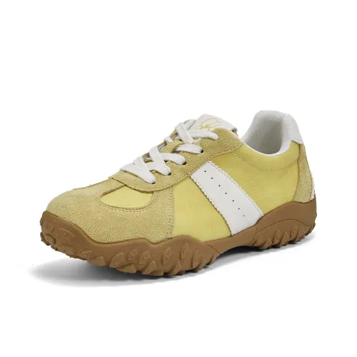 La Chapelle массивные кроссовки Low Top Желтые Женские