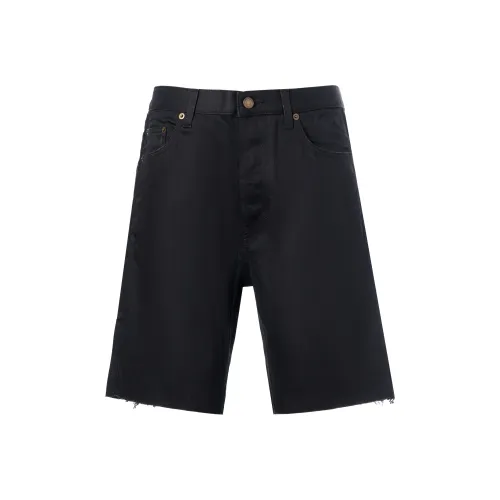 SAINT LAURENT FW21 Джинсовые шорты Мужской Черный