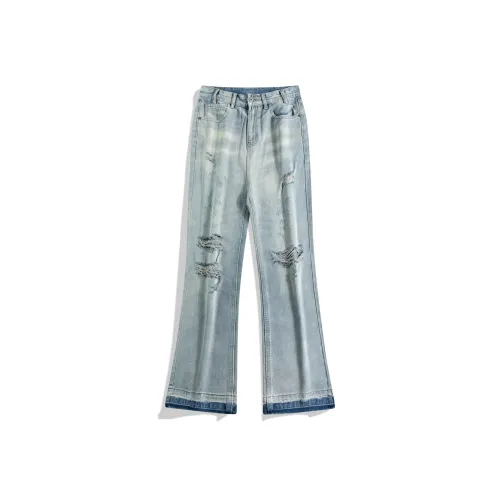 NOCAO Светло-синие унисекс джинсы