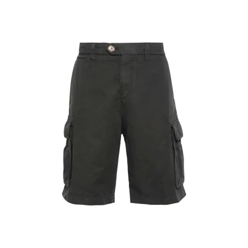 BRUNELLO CUCINELLI Carbon Gray Мужские Карго Шорты