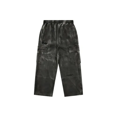 Aape x Co-branded by Alpha Industries Co-branded by Alpha Industries Коллаборация FW24 Повседневные брюки Мужской Черный