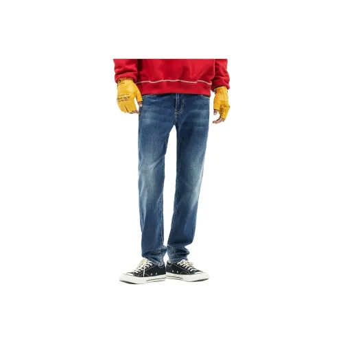 LUCKY BRAND Джинсы Мужские Темно-синие
