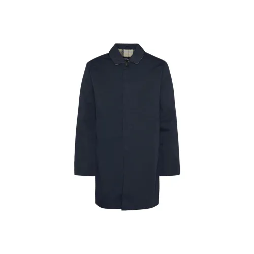 BARBOUR Мужской тренч морского синего цвета