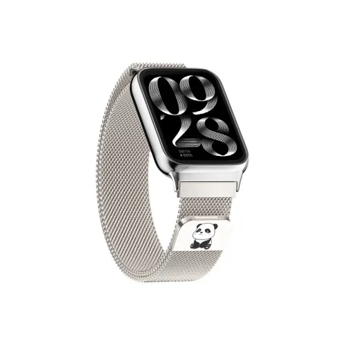 FZRT Ремешок Xiaomi Красный Бежевый Совместимость Металл Миланский 130-220 мм