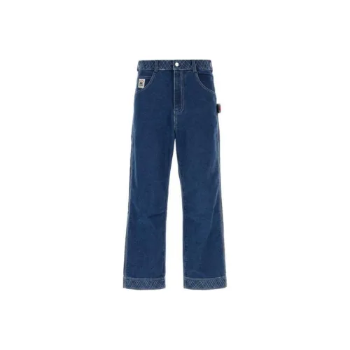 BODE Синий Мужской Джинсы