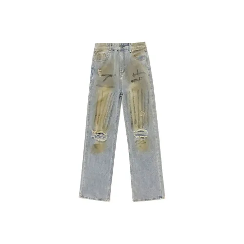 MIRACLE KILL Синие Унисекс Джинсы