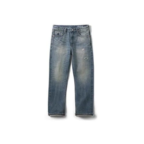 SIMWOOD Washed Ностальгический синий Мужские Джинсы