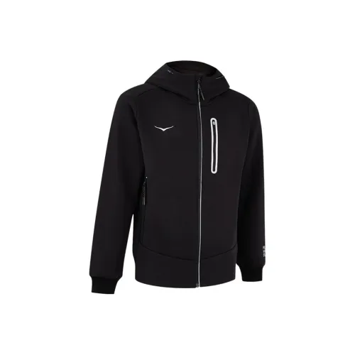 HOKA ONE ONE AW24 KNIT Куртка CHN Куртки Пальто Мужской Черный