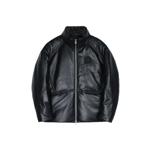 MCS Черные Мужские Кожаные Куртки