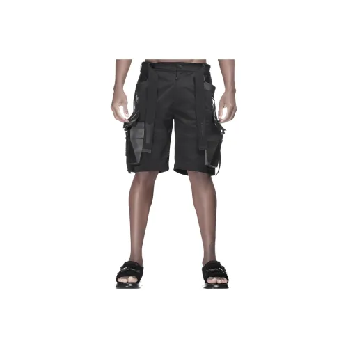 NORVINCY Городской техвир Прямой крой Свободный крой Hip Hop Повседневные шорты Мужской