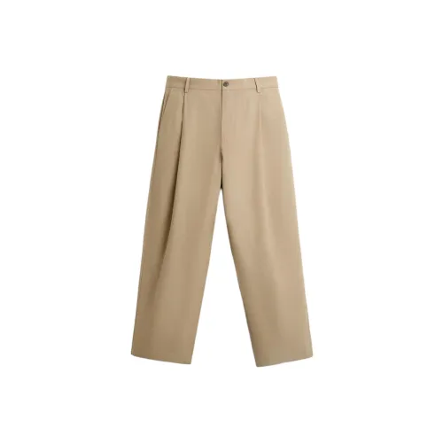 ZARA Коричневые Мужские Повседневные Штаны