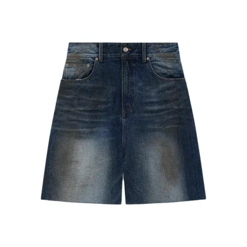 WE11DONE SS24 Джинсовые шорты Мужские Синие