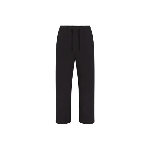 SKIMS Джерси Lounge MENS Relaxed Straight Нога Брюки Повседневные брюки Мужской OBSIDIAN Обсидиан