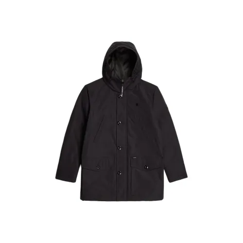 Г Звезда RAW хлопковый пуховик мужской темно-черный