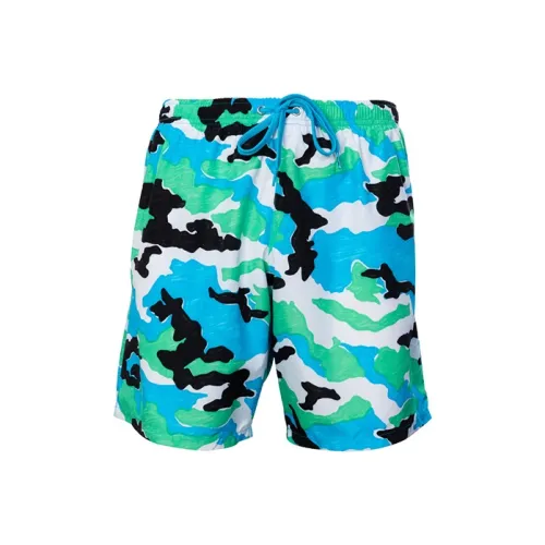 MOSCHINO Blue Camouflage Men's Casual Shorts MOSCHINO Синий Камуфляж Мужские Повседневные Шорты
