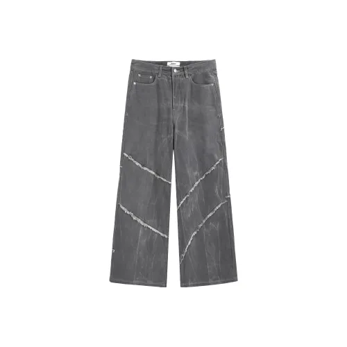 Silente Джинсы Унисекс Дымчатый Серый