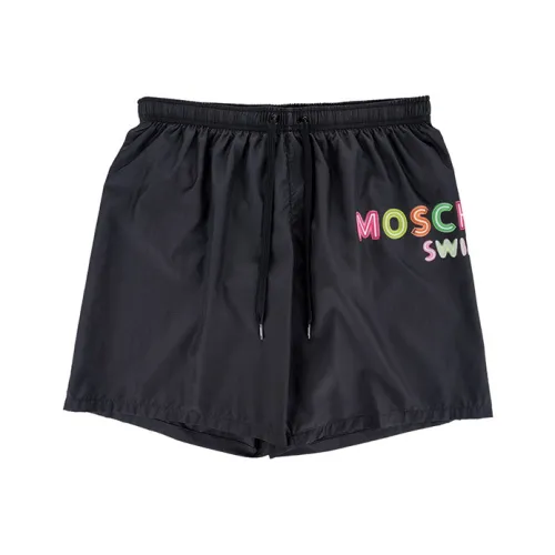 MOSCHINO Черные Мужские Повседневные Шорты