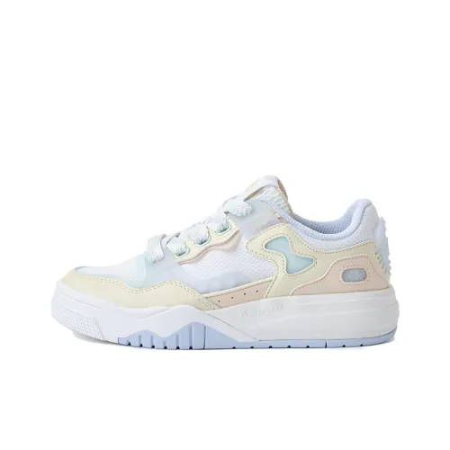 Кроссовки для скейтбординга KAPPA Low Top Белый Синий Желтый Унисекс