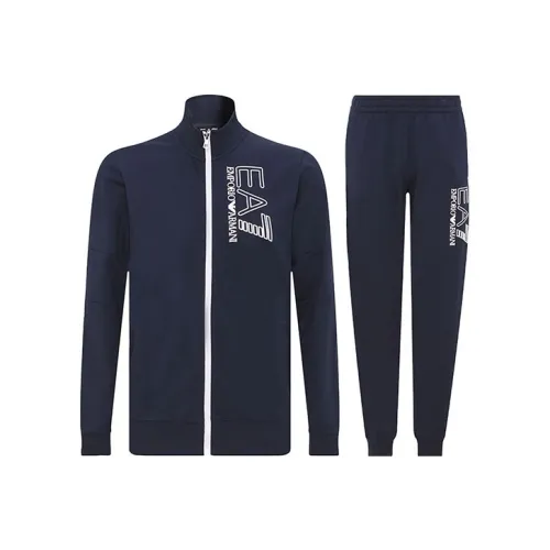 EMPORIO ARMANI EA7 SS22 Спортивный костюм мужской темно-синий