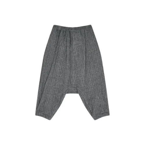 CDG Черный FW24 Повседневные брюки Унисекс Черный Белый