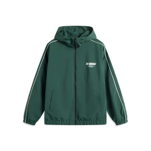 LINING Lotus Leaf Тренчкот Мужской Темно-зеленый